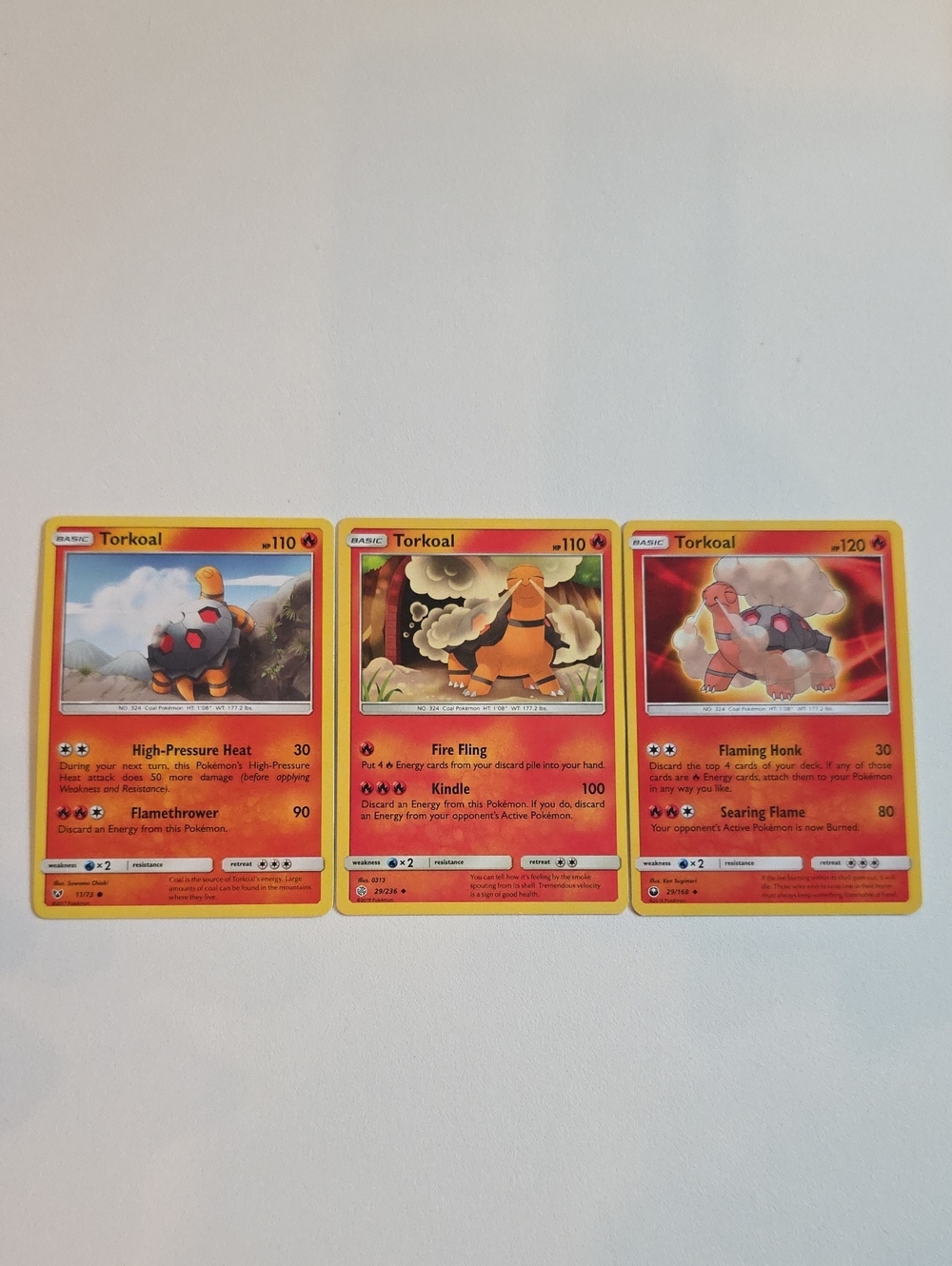 Pokemon Torkoal Trading Cards